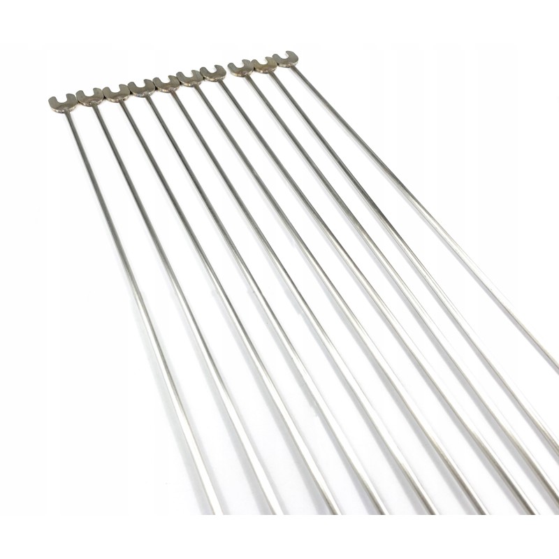 Nerūdijančio plieno atramos ugnies lazdoms, 10 vnt