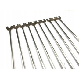 Nerūdijančio plieno atramos ugnies lazdoms, 10 vnt