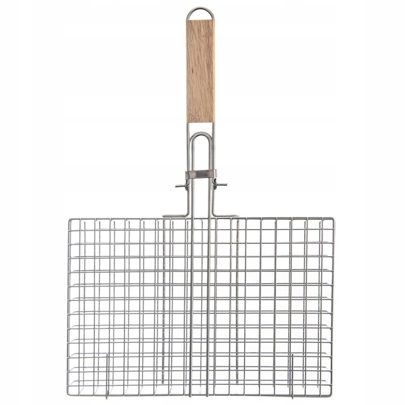 Metal grill basket 32x49 cm