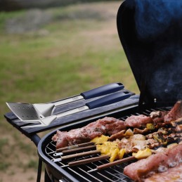 Cadac nerūdijančio plieno mentelė ir šakutė su silikonine rankena