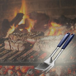 Cadac nerūdijančio plieno mentelė ir šakutė su silikonine rankena