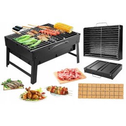 Turistinis anglies grilis, sulankstomas nešiojamasis grilis