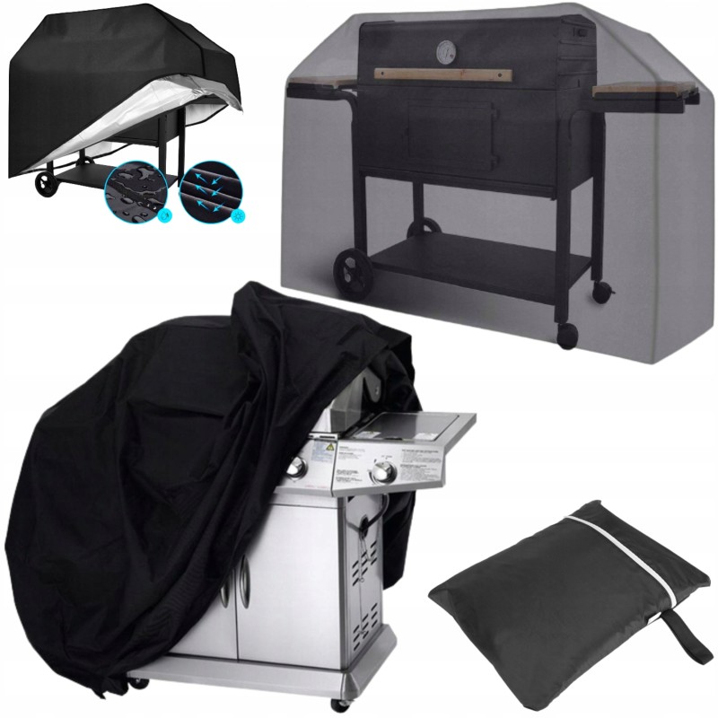 Neperšlampamas ir tvirtas sodo grilio dangtis