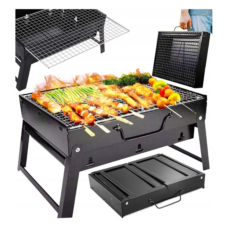 Nešiojama medžio anglies kepsninė