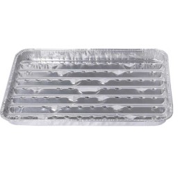 Aluminum grill tray 22 x 34 cm 51 pcs