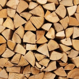 Mediena be žievės žuvies rūkymui, 20 kg pelenų