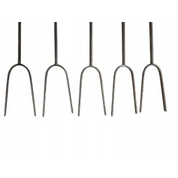 Nerūdijančio plieno dešros šakutė, 5 vnt