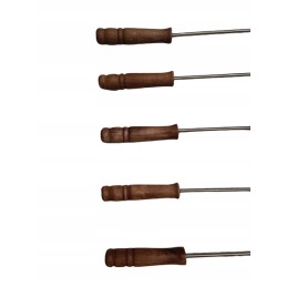 Nerūdijančio plieno dešros šakutė, 5 vnt