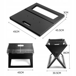 Sulankstomas turistinis grilis