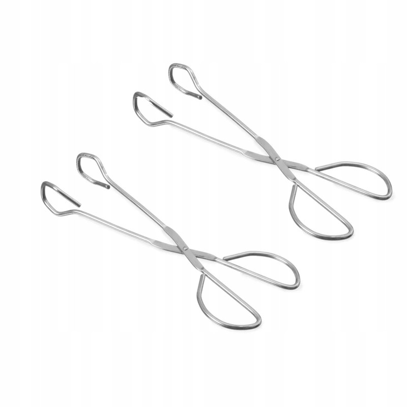 Nerūdijančio plieno serviravimo žnyplės, ilgis 300 mm, 2 vnt