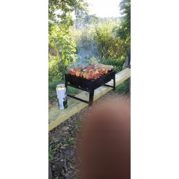 Q43b1 sulankstomas BBQ turistinis grilis 2