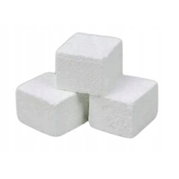 Flamix 48 žiebtuvėlis - baltas grilio kubas, 15 vnt