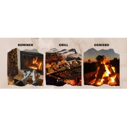 Užkurtas židiniui ir griliui, 720 kubų, baltas