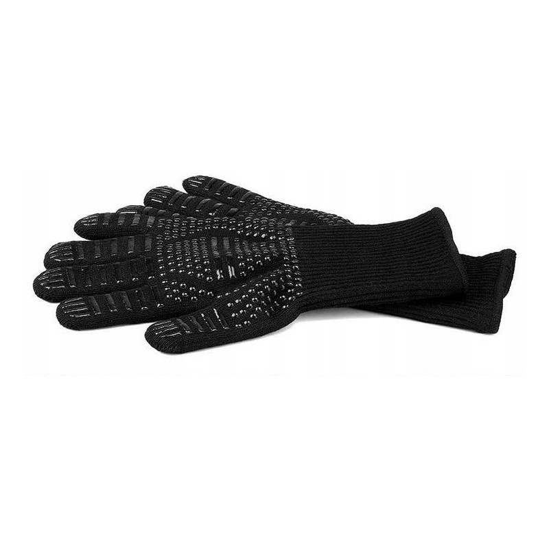 Ugniai atspari, karščiui atspari grilio pirštinė 800 laipsnių