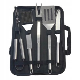 Dėkle 5 grilio stalo įrankiai