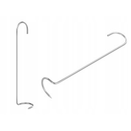 Tvirtas, storas, didelis kabliukas žuviai rūkyti