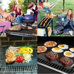 Tefloninis kilimėlis griliui, orkaitei, kepimui x 12, tvirtas, patvarus, 40 x 33 cm