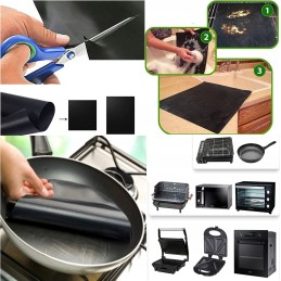 Tefloninis kilimėlis griliui, orkaitei, kepimui x 12, tvirtas, patvarus, 40 x 33 cm