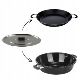 Uždenkite cadac paeljos keptuvę safario šefui