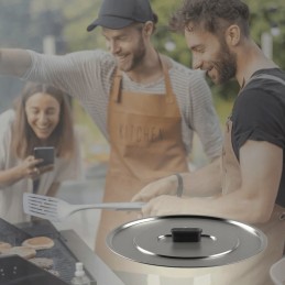 Uždenkite cadac paeljos keptuvę safario šefui