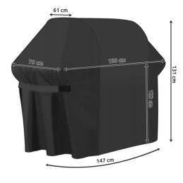 Nd12_15288 sodo kepsninės dangtis 147x61x122cm 5902802920966