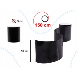 Vandeniui atspari remonto juosta baseino vamzdžiams, juoda, 150 x 10 cm