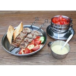 Kolimax nerūdijančio plieno grilio adatų rinkinys 40 cm, 4 vnt.