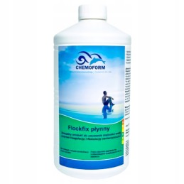 Chemoform flockfix, baseino vandens skaidrinimas, baseinų flokuliantas, drumstas vanduo