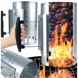 ✅Dūmtraukis anglies briketų starterio apšvietimui ✅