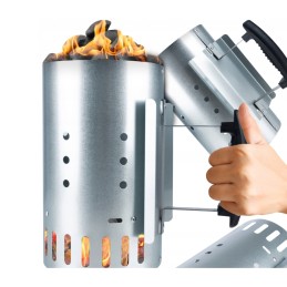 ✅Dūmtraukis anglies briketų starterio apšvietimui ✅