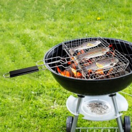 Steel grill grate 61x32 cm