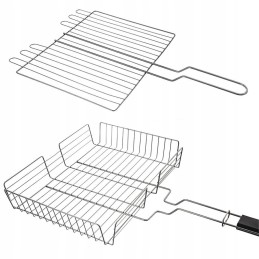 Steel grill grate 61x32 cm