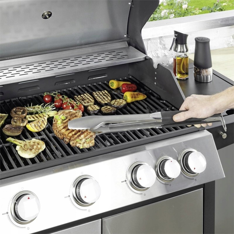 Grilio rinkinys su šaukštu ir žnyplėmis