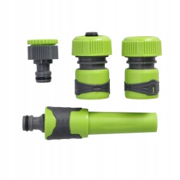 Straight nozzle for hose sprinkler with soft connectors