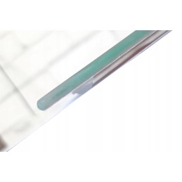 Grilio lenta užkandžiams patiekti sūris mėsa grūdintas stiklas 52x40cm juodo mėsainio motyvas