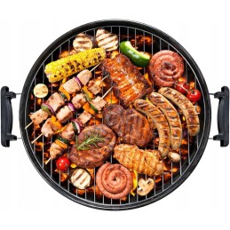 Bekasa grila reste, apaļa, ø 38 cm, 11 stieņi, atstatums 3 cm, nerūsējošais tērauds, piederumi restei, grila restīte, bbq, viegl