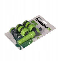 Straight nozzle for hose sprinkler with soft connectors