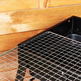 Sulankstomas, nešiojamas, kompaktiškas, kempingas, turistinis, sodo anglis grilis