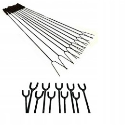 Nerūdijančio plieno laužo šakės 140, atramos 10 vnt