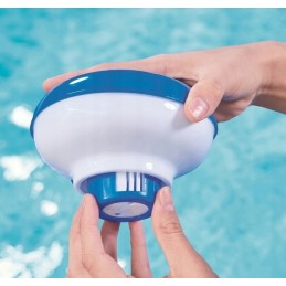 Baseino chloro dozatorius, baseino cheminių medžiagų dozatorius, baseino plūdė