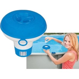 Baseino chloro dozatorius, baseino cheminių medžiagų dozatorius, baseino plūdė