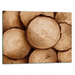 Grilio lenta užkandžiams patiekti, sūris, mėsa, grūdintas stiklas, 52x40cm, medžio motyvas