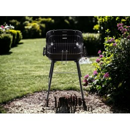 ⭐ Turistinė sodo anglis grotelė nešiojama chromo grotelių dovana ⭐