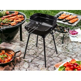 ⭐ Turistinė sodo anglis grotelė nešiojama chromo grotelių dovana ⭐