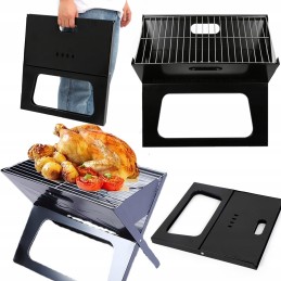 ⭐ anglis stovyklavietės grilis nešiojamas sulankstomas lagaminas sodas kempingas didelis ⭐