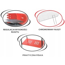 Rectangular garden grill - dr grill