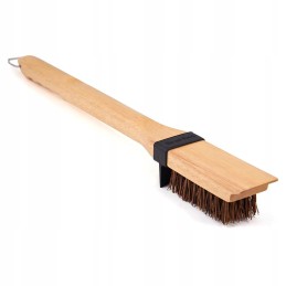 „Broil king“ grotelių šepetys, skirtas ketaus viryklėms, tvirtas, delnų plaukų šereliai