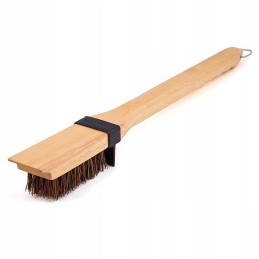 „Broil king“ grotelių šepetys, skirtas ketaus viryklėms, tvirtas, delnų plaukų šereliai