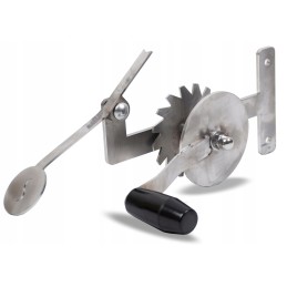 Stainless steel grill crank