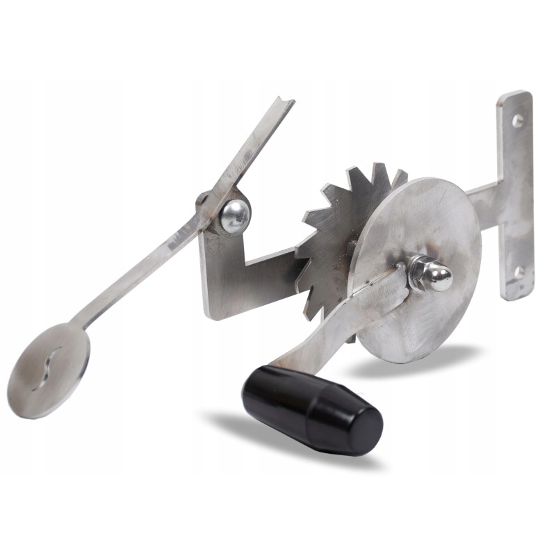 Stainless steel grill crank